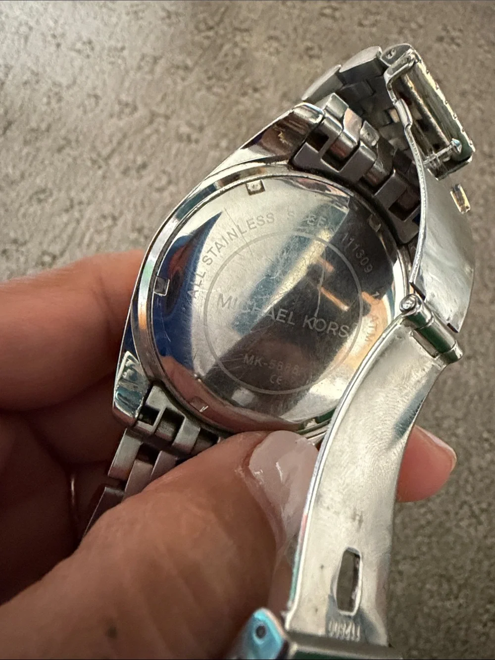 Michael Kors Tri Tone Pressley Watch (model MK5888)